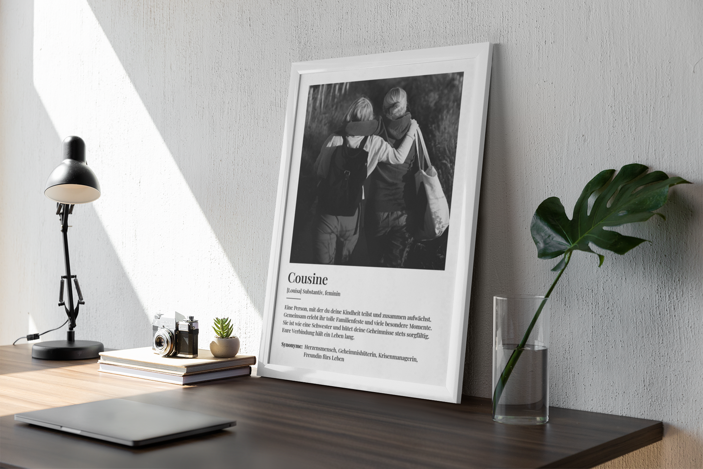 Fotoposter Cousine