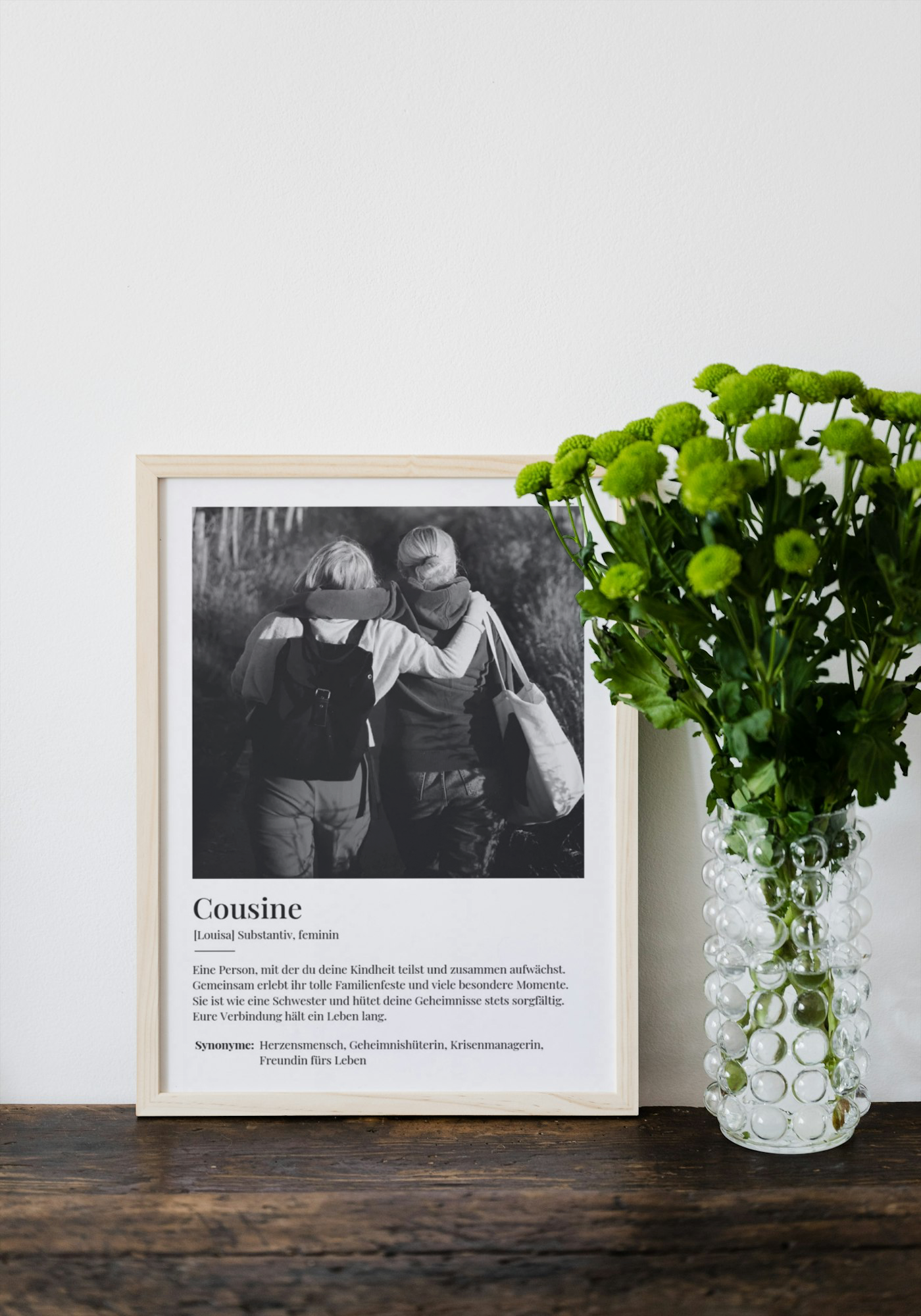Fotoposter Cousine