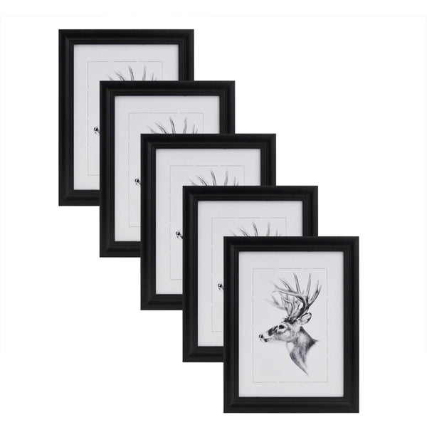 Fotorahmen aus Holz Schwarz