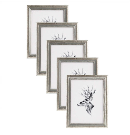 Fotorahmen aus Holz Silber
