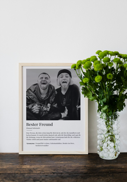Fotoposter Bester Freund