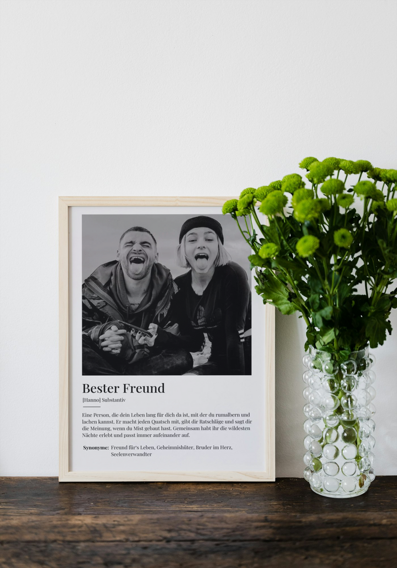 Fotoposter Bester Freund
