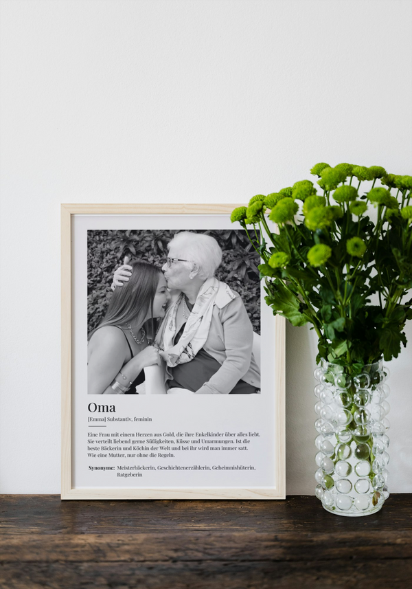 Fotoposter Oma