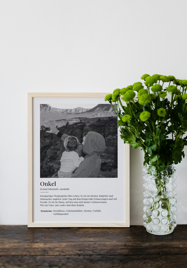 Fotoposter Onkel