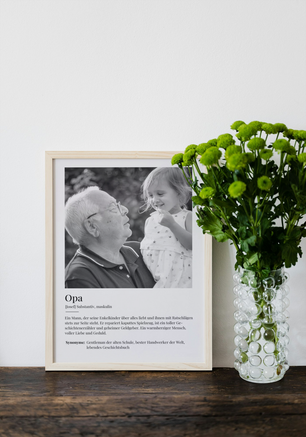 Fotoposter Opa