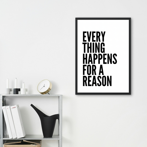 Motivationsbild "Alles passiert aus einem bestimmten Grund"
