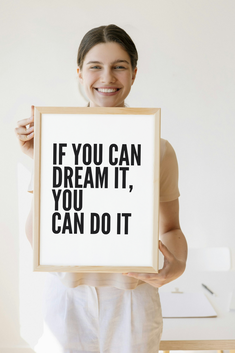 Motivationsbild "Du kannst es schaffen"