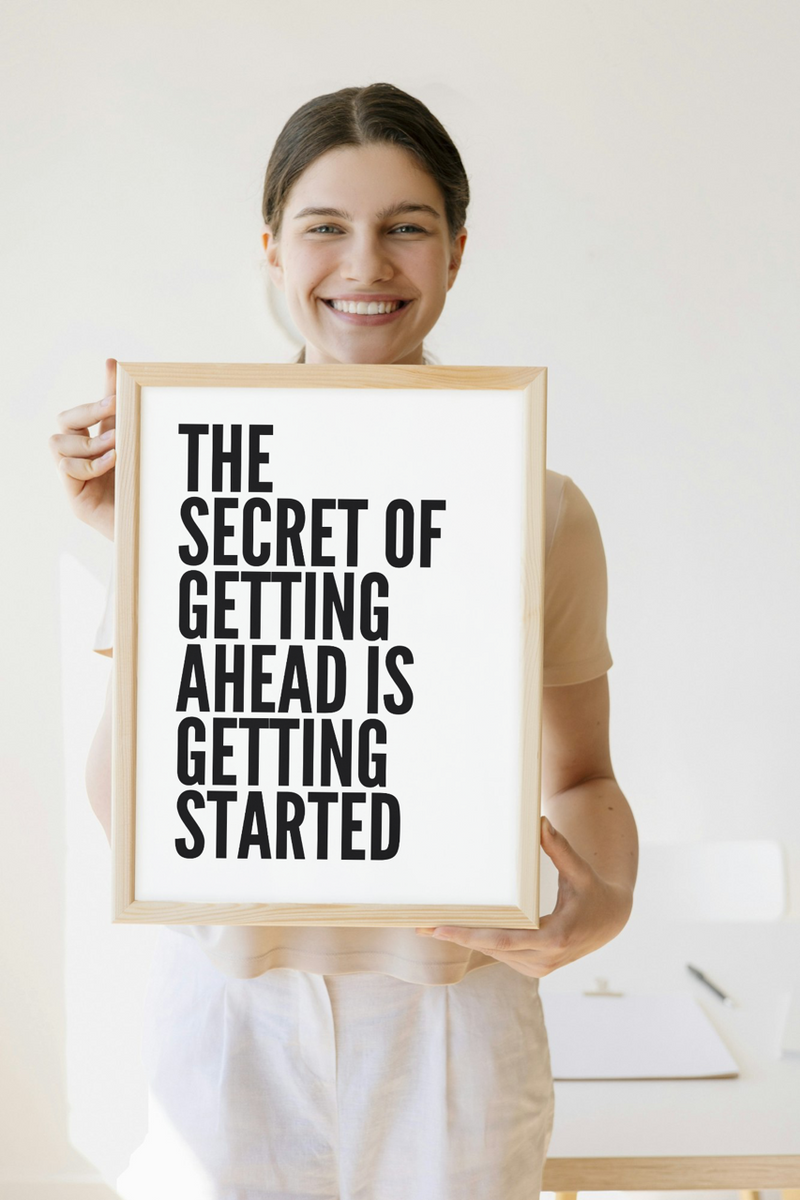Motivationsbild "Einfach Anfangen"