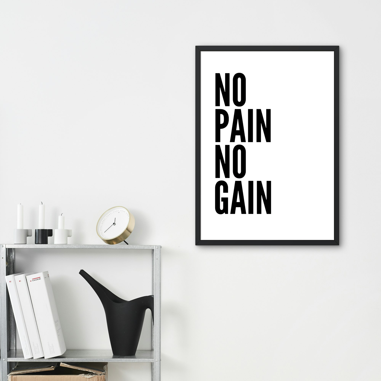 Motivationsbild "No Pain, No Gain"