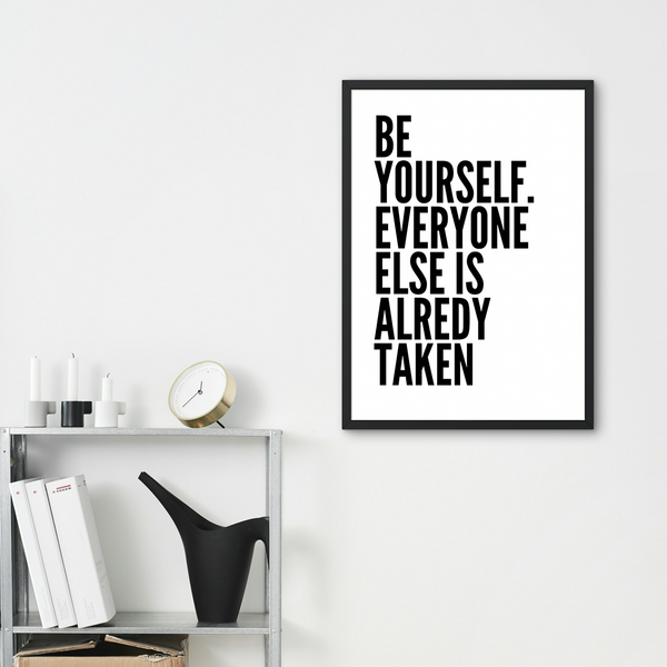 Motivationsbild "Sei du selbst"