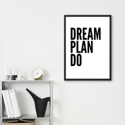 Motivationsbild "Dream,Plan,Do"