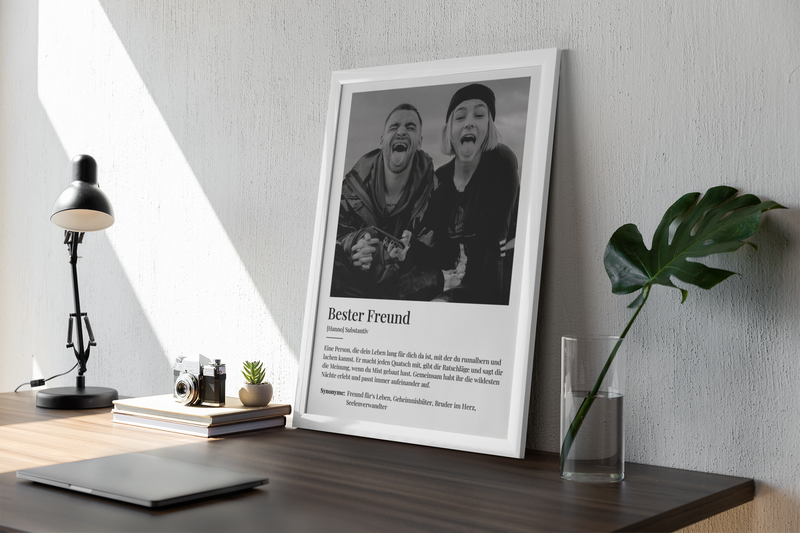 Fotoposter Bester Freund