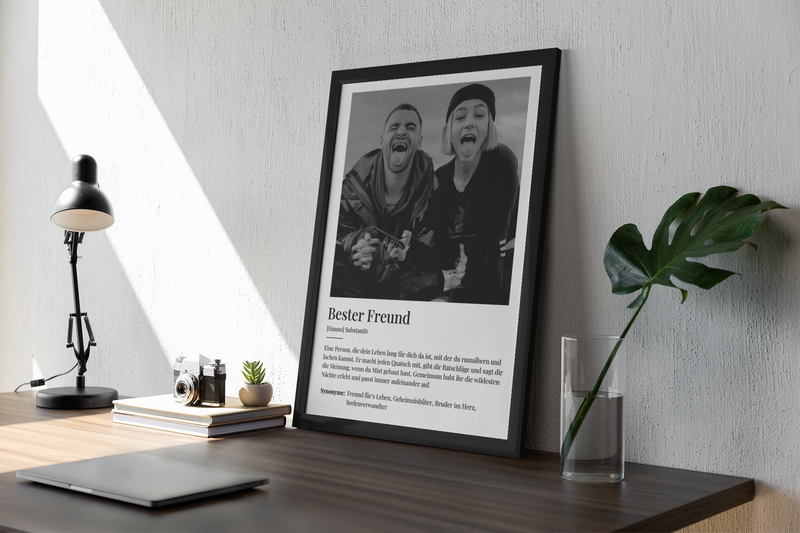 Fotoposter Bester Freund