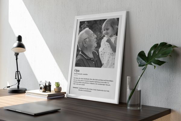 Fotoposter Opa