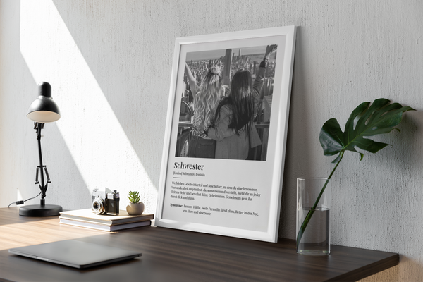 Fotoposter Schwester