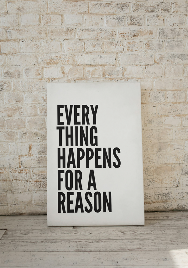 Motivationsbild "Alles passiert aus einem bestimmten Grund"