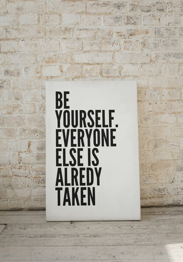 Motivationsbild "Sei du selbst"
